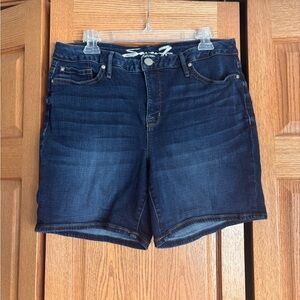 Seven7 Women’s Dark Blue Denim Jeans 12